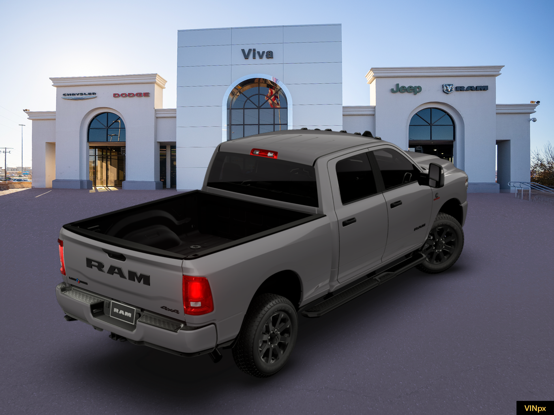 New 2026 Ceramic Gray Clear-Coat Exterior Paint RAM Big Horn image 7