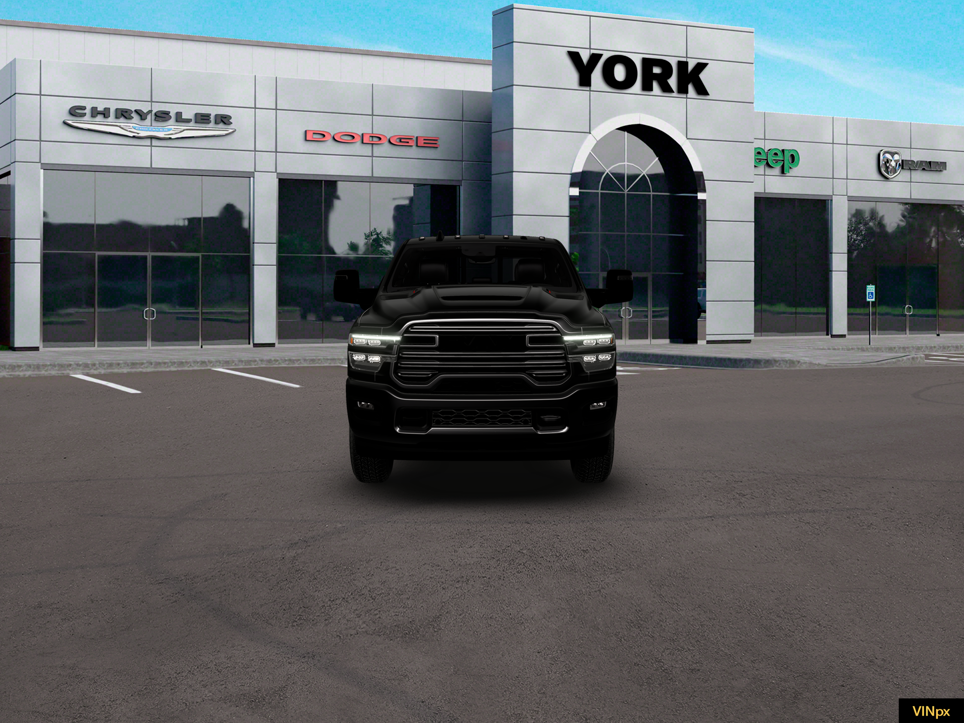 New 2026 Diamond Black Crystal Pearl-Coat Exterior Paint RAM LARAMIE image 24