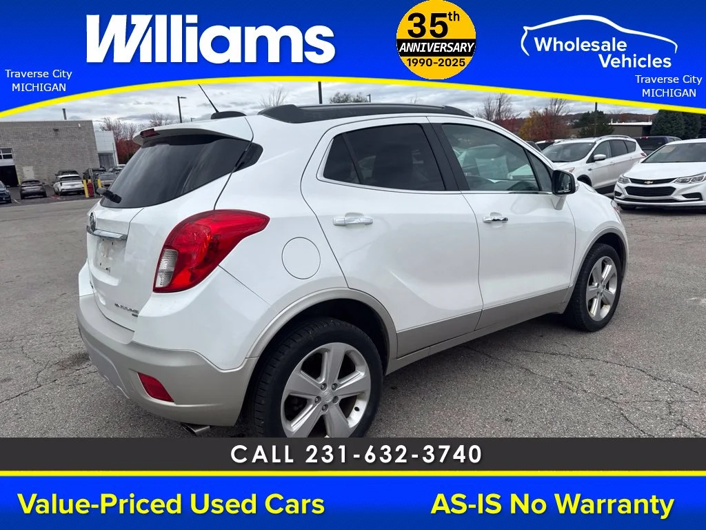 Used 2015 White Pearl Metallic Buick Base image 4