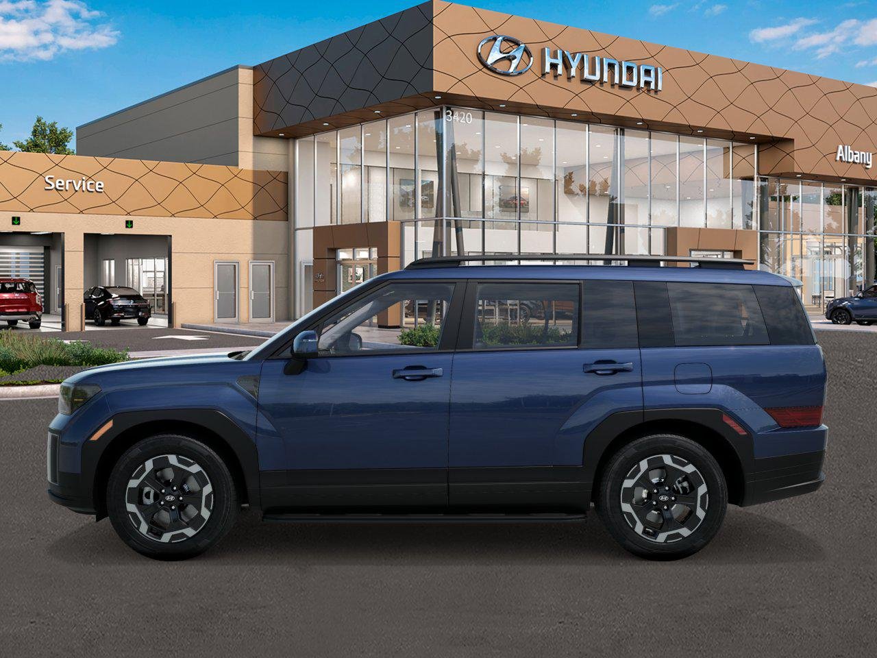 New 2027 Blue Hyundai SEL AWD image 3