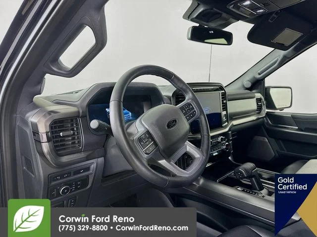 Certified Used 2024 Antimatter Blue Metallic Ford Lariat image 12