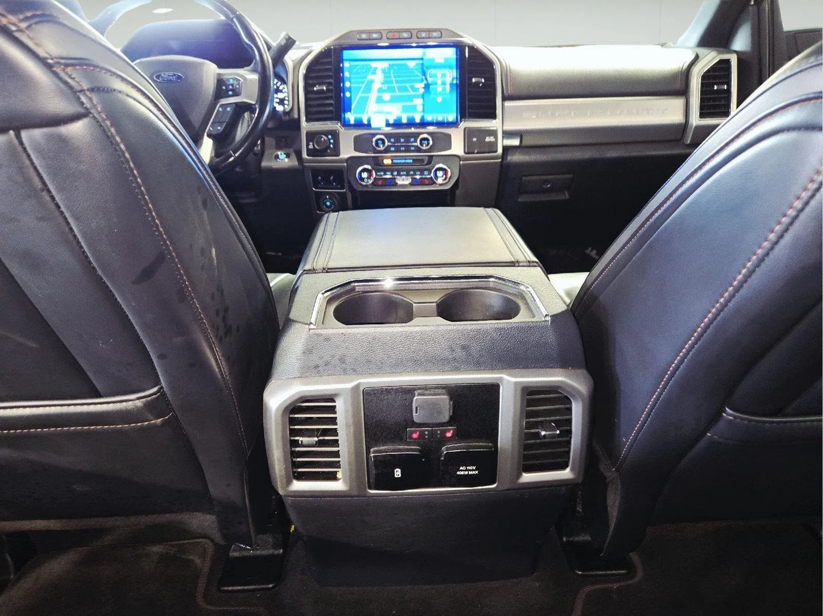 Used 2022 Star White Metallic Tri-Coat Ford Platinum image 58