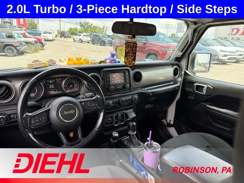 Used 2020 White Jeep Unlimited Sport S image 9