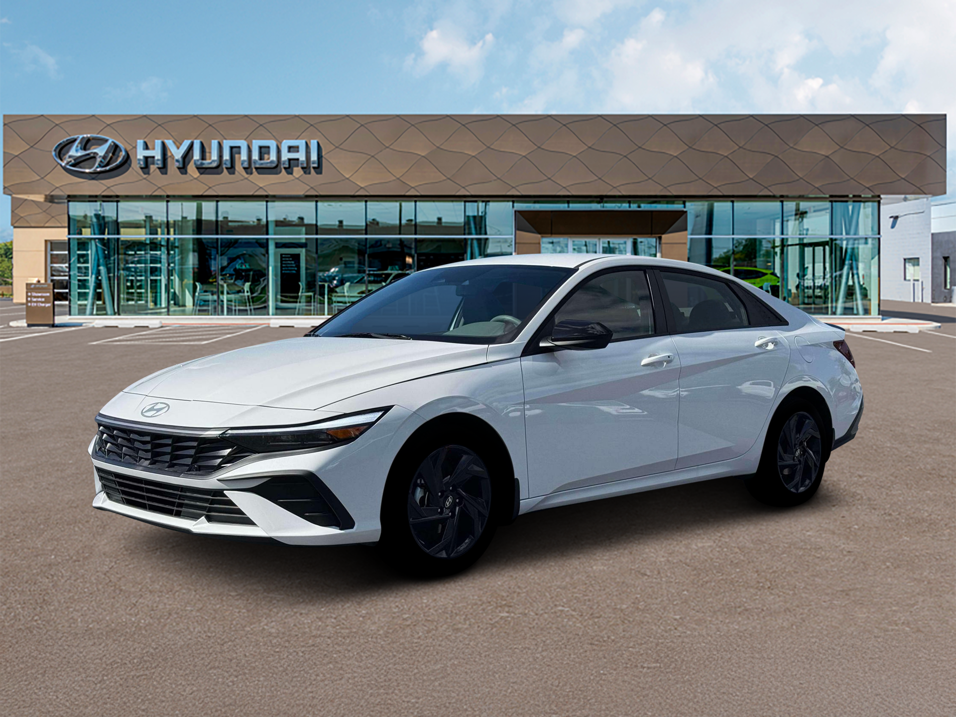 New 2026 White Hyundai SEL Sport image 2