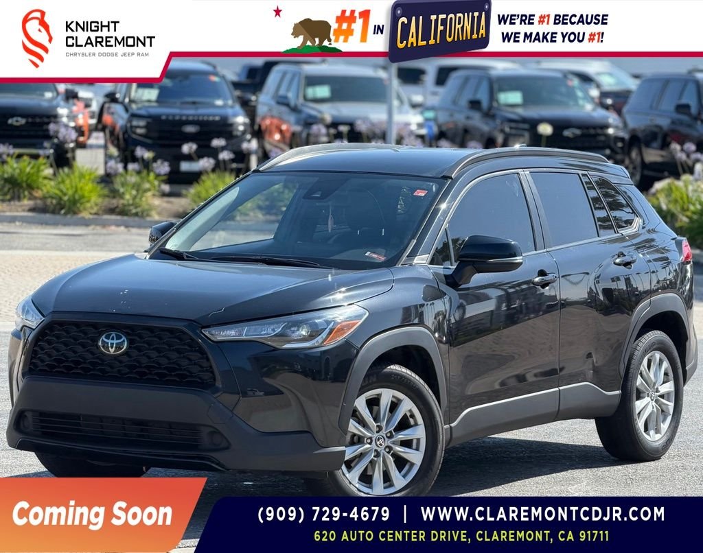 Used 2022 Jet Black Toyota LE image 1