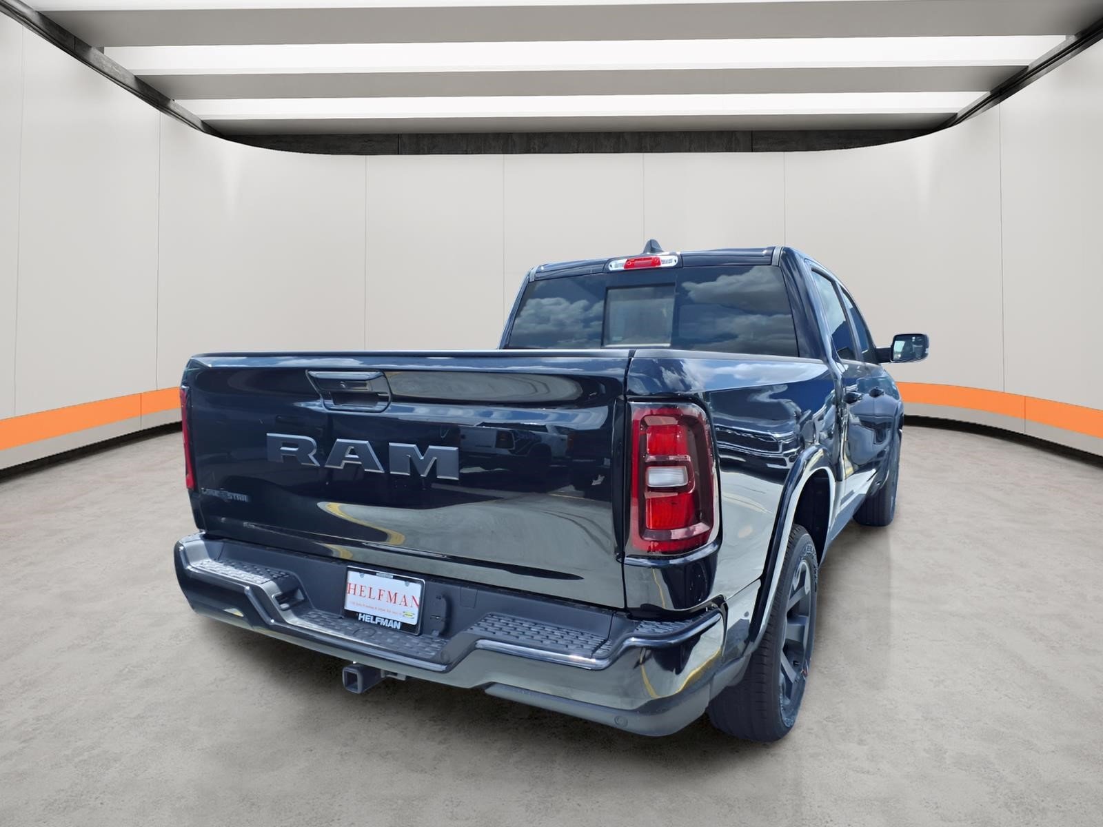 New 2026 Diamond Black Crystal Pearl-Coat Exterior Paint RAM Lone Star image 6