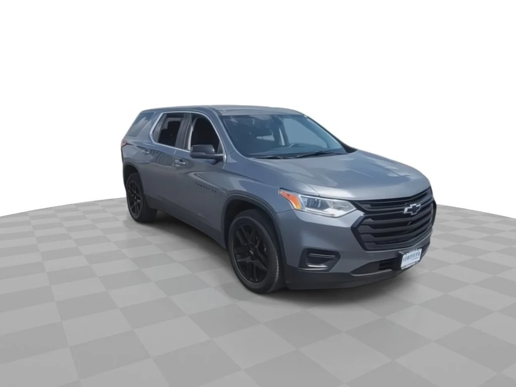 Certified Used 2021 SATIN STEEL METALLIC Chevrolet LS image 2