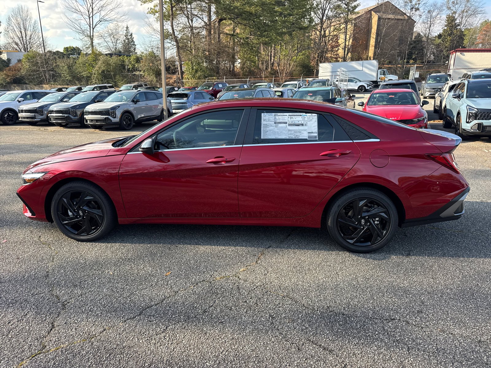 New 2026 Ultimate Red Hyundai SEL Sport Premium image 8