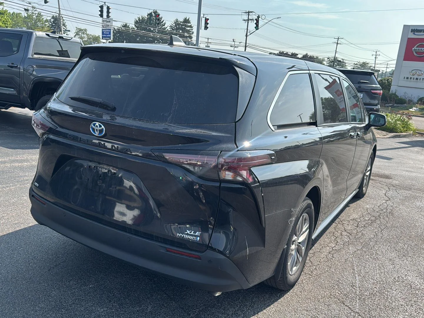 Used 2023 Midnight Black Metallic Toyota XLE image 6