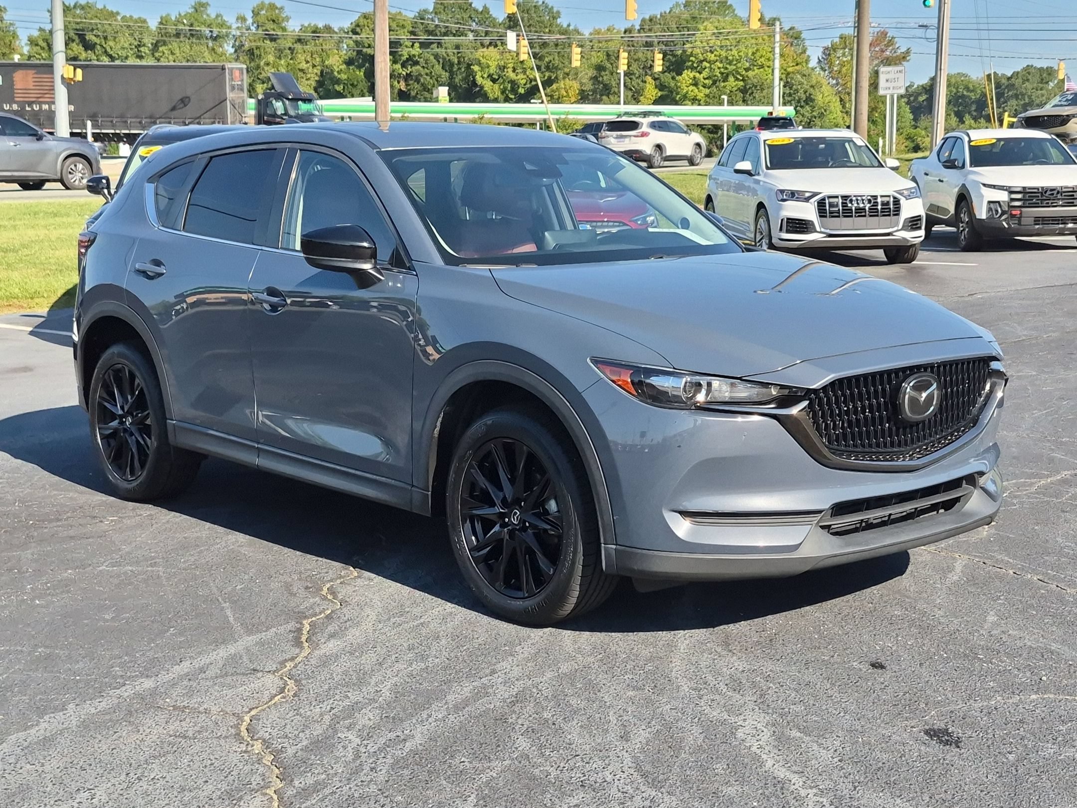 Used 2021 Polymetal Gray Mazda Carbon Edition image 7