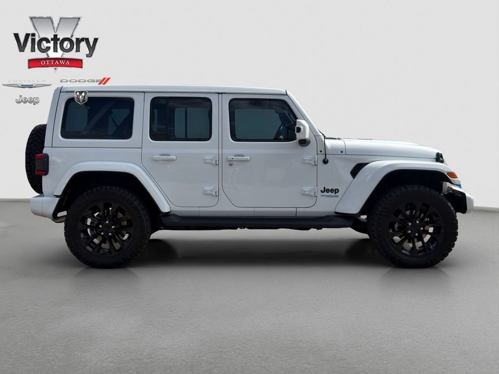 Used 2021 White Jeep Unlimited Sahara 4xe image 7