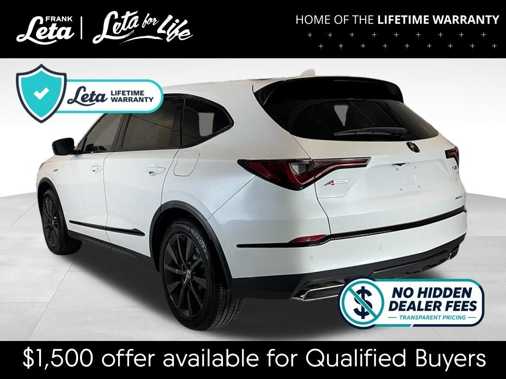 New 2026 Platinum White Pearl Acura w/A-Spec Package image 3
