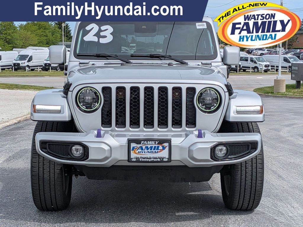 Used 2023 Silver Jeep Sahara 4xe image 8
