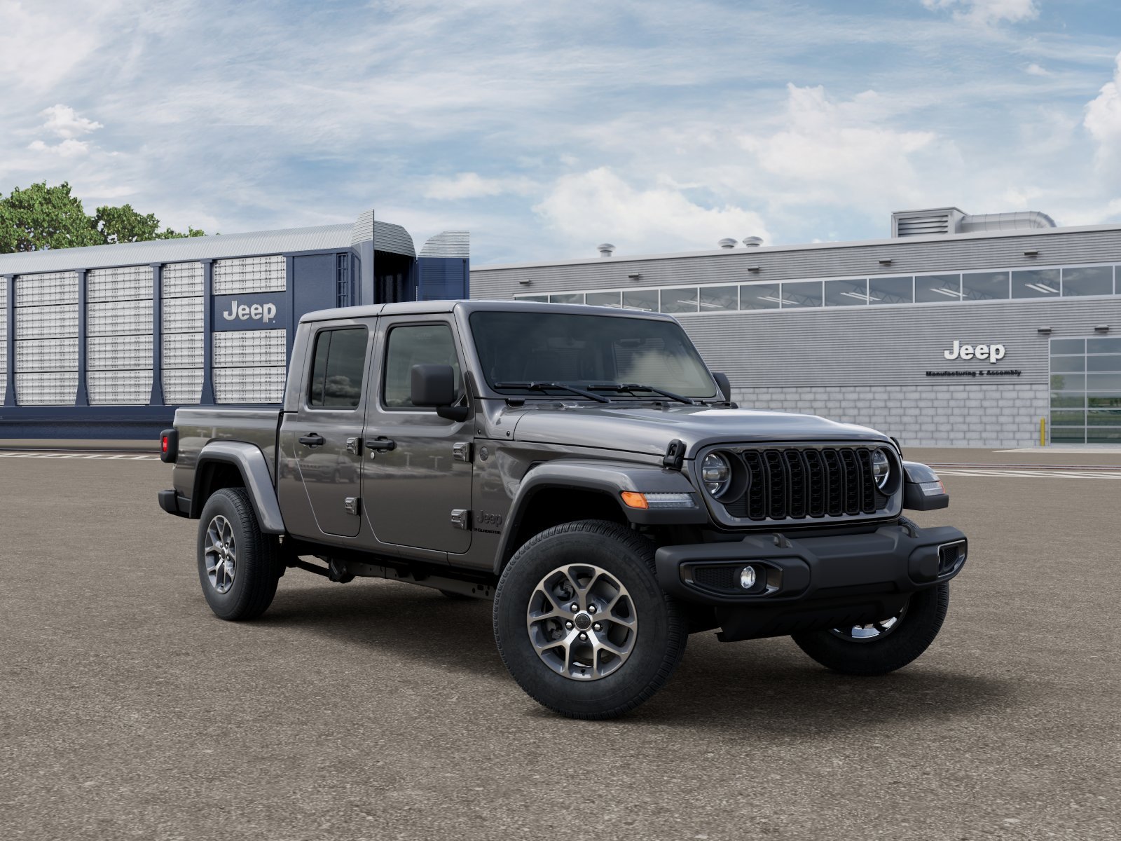 New 2026 Granite Crystal Metallic Clearcoat Jeep Sport S image 3