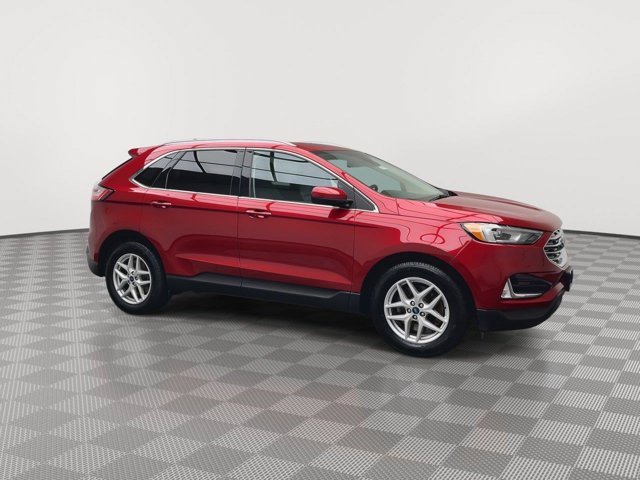 Used 2021 Rapid Red Metallic Tinted Clearcoat Ford SEL image 42