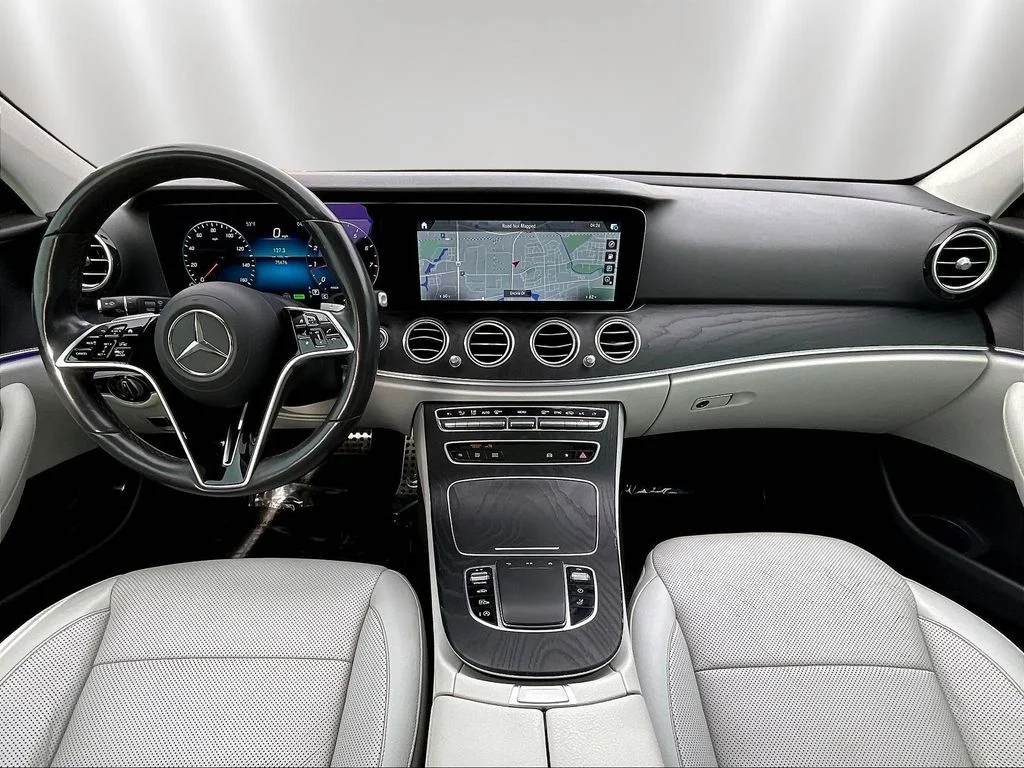 Used 2021 designo Cardinal Red Metallic Mercedes-Benz E 450 image 7