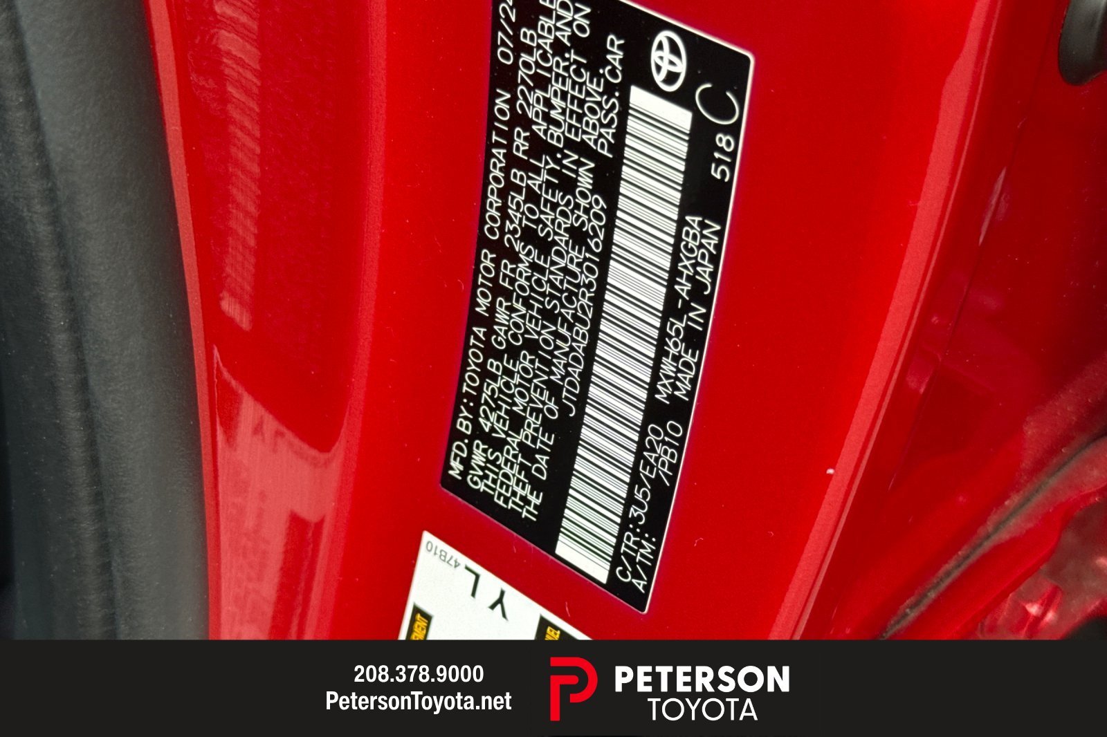 Used 2024 Red Toyota XLE image 26
