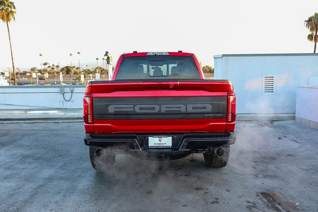 Used 2025 Red Metallic Ford Raptor image 8