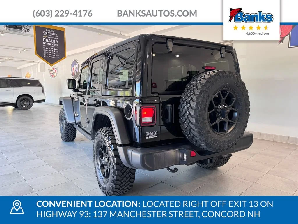 Used 2025 Black Clearcoat Jeep Willys image 6