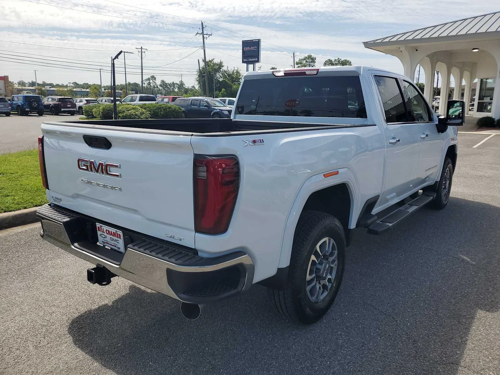 New 2026 Glacier White Tricoat GMC SLT image 6