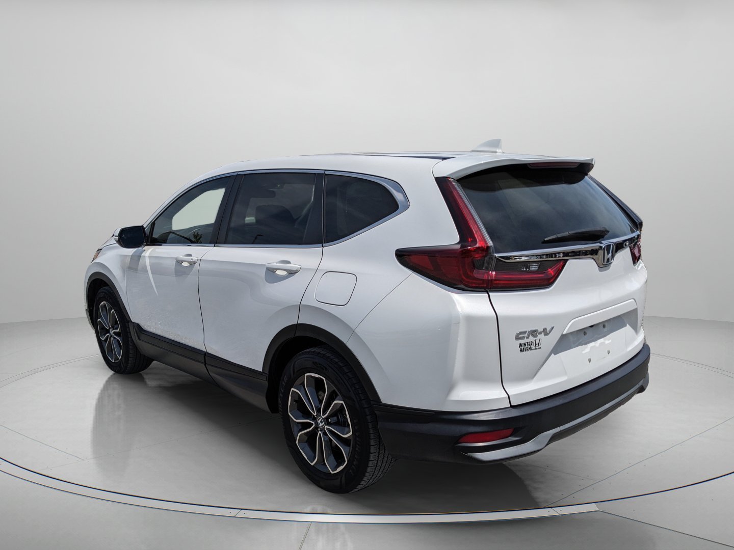 Used 2021 Platinum White Pearl Honda EX image 4