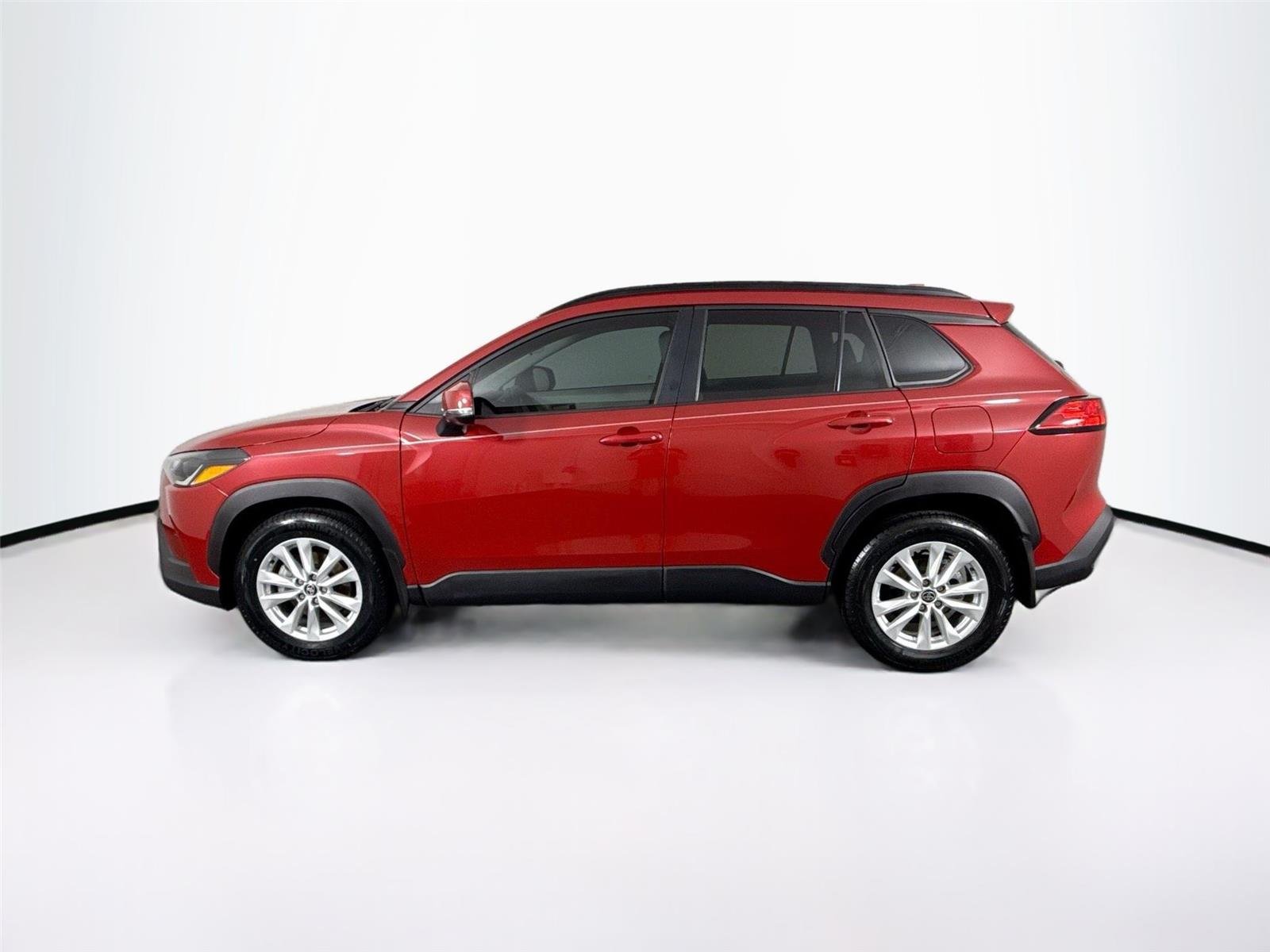 Used 2024 Barcelona Red Metallic Toyota LE image 13