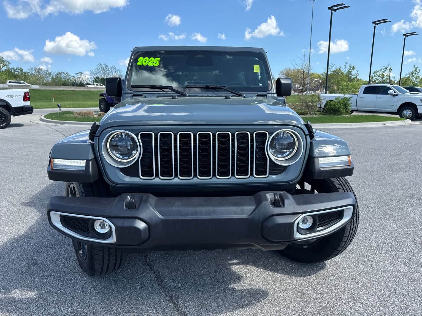 Used 2025 Jeep Wrangler 4xe Sahara 4XE with VIN 1C4RJXP69SW601561 for sale in Kansas City