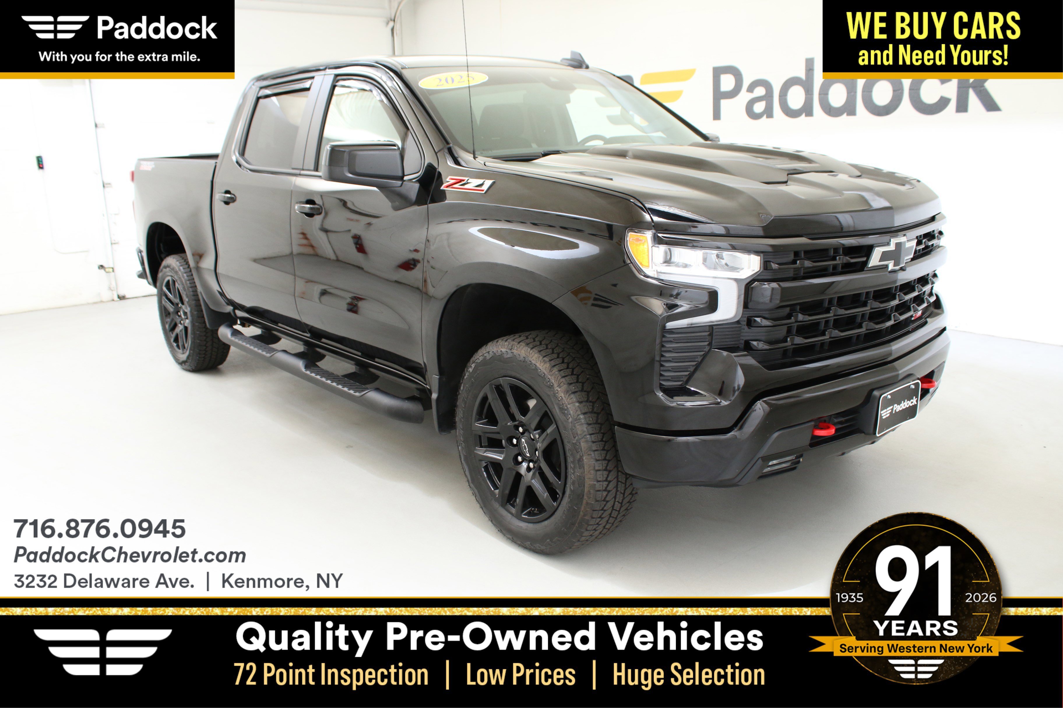 Used 2025 Black Chevrolet LT Trail Boss image 1