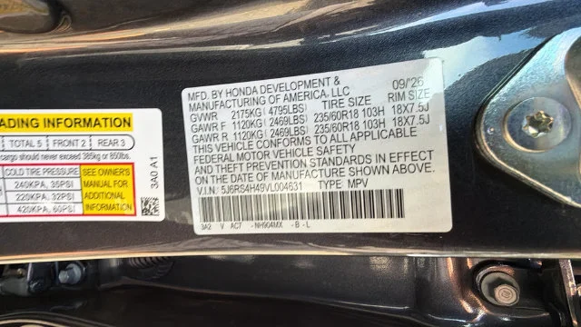 New 2027 Gray Honda EX image 31