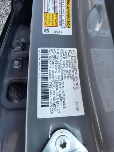 Certified Used 2025 Urban Gray Pearl Honda Sport image 38