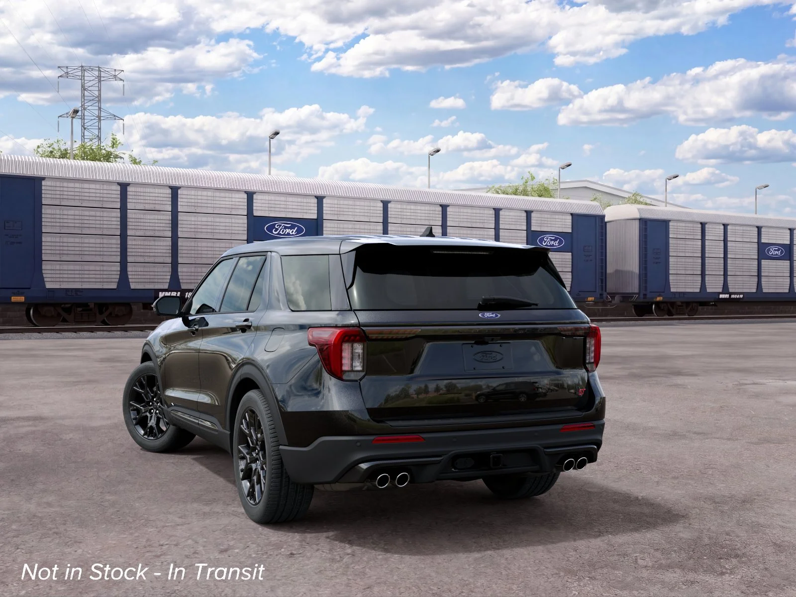 New 2027 Agate Black Metallic Ford ST image 8