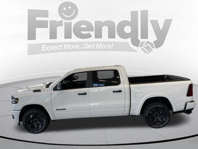 New 2026 Bright White Clear-Coat Exterior Paint RAM Big Horn/Lone Star image 2