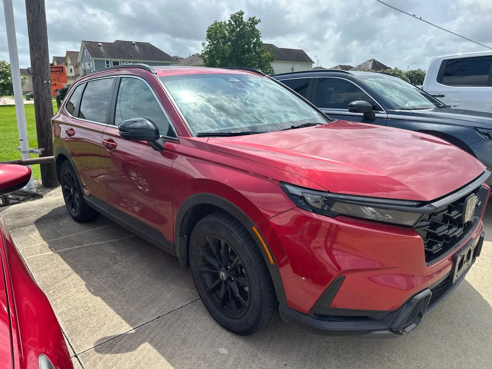 Certified Used 2023 Red Honda Sport image 1