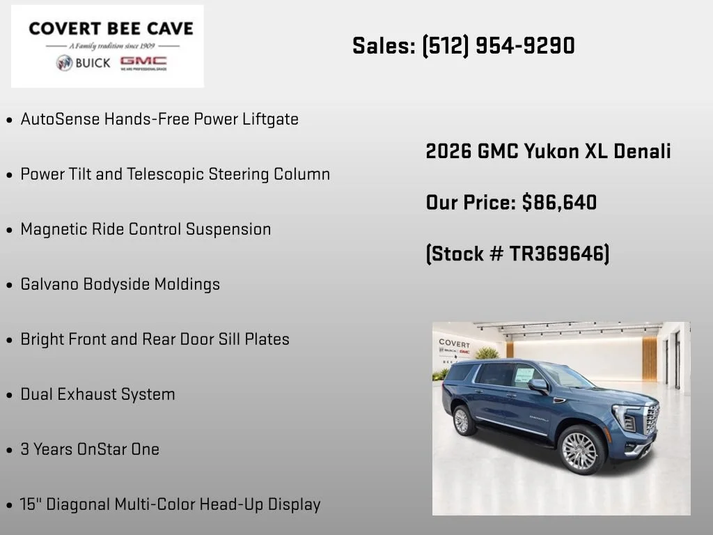 New 2026 Downpour Metallic GMC Denali image 19