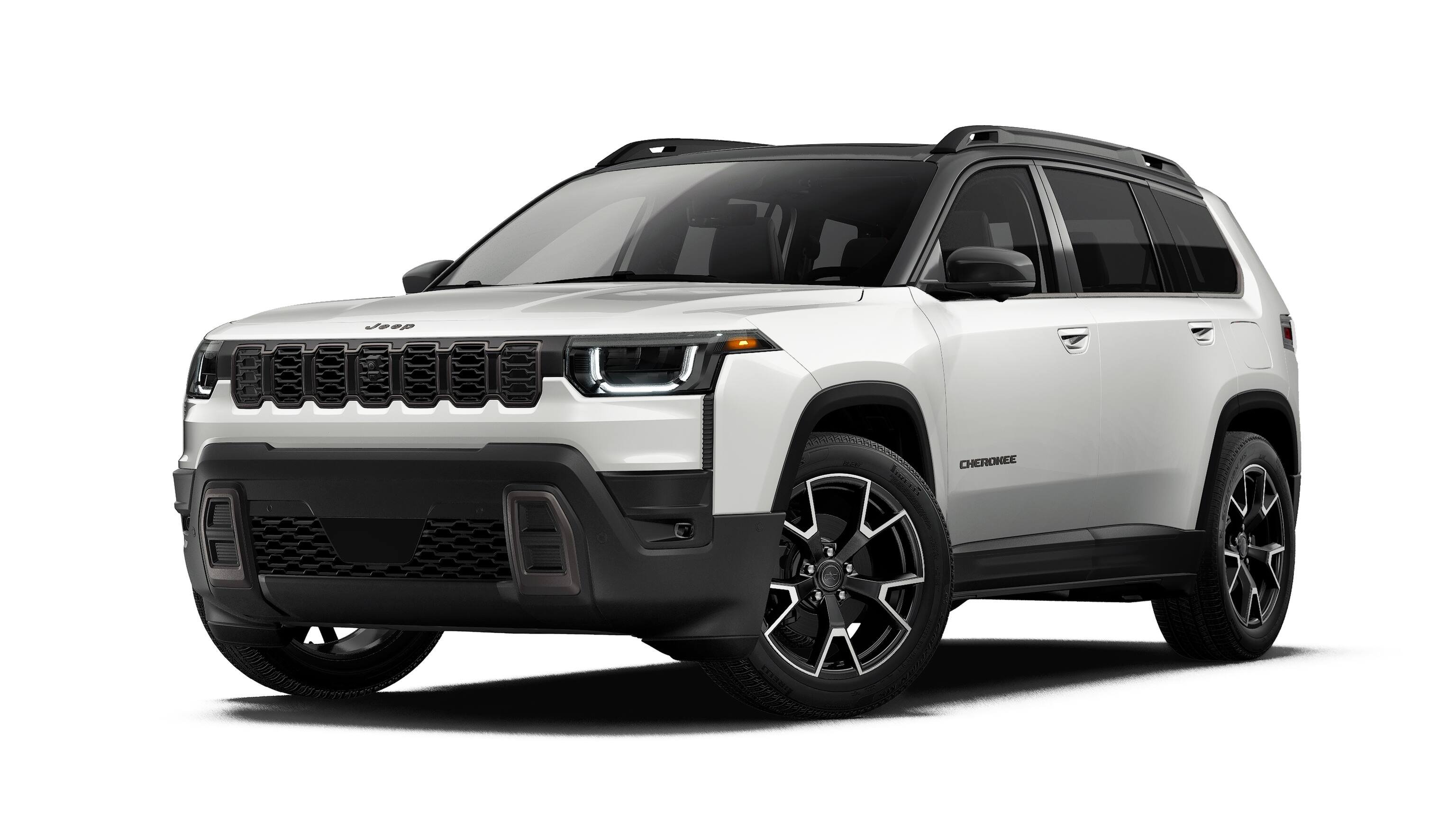 New 2027 Bright White Clear-Coat Paint Jeep Overland image 1