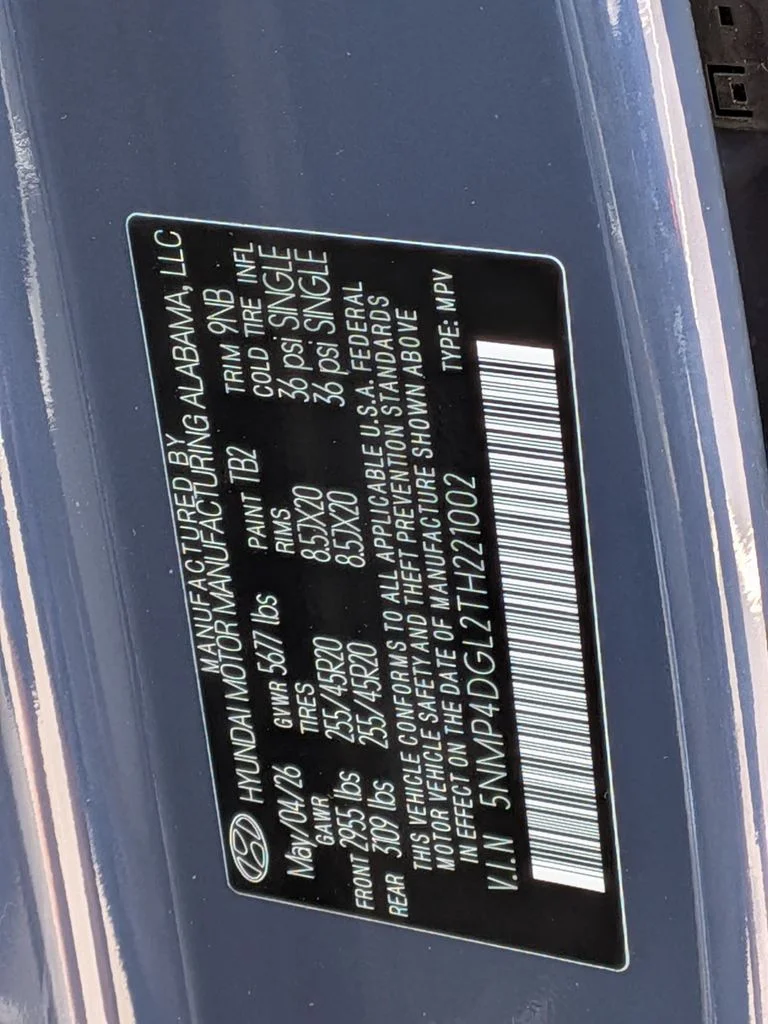 New 2026 Blue Hyundai Limited image 34