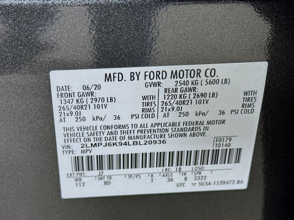 Used 2020 Magnetic Gray Lincoln Reserve image 43