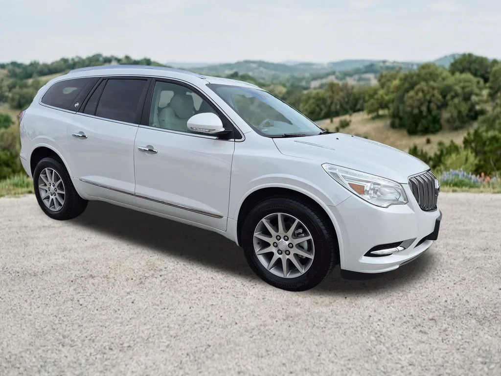 Used 2017 White Buick Leather Group image 1