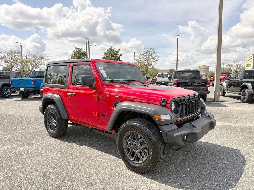 New 2026 Firecracker Red Clear-Coat Exterior Paint Jeep Sport image 1