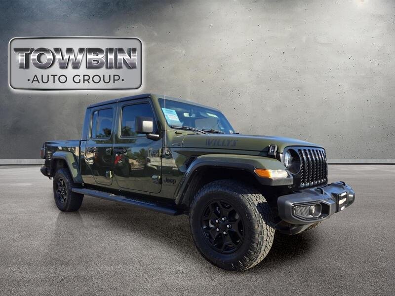 Used 2021 Green Clearcoat JEEP WILLYS 4X4 image 2