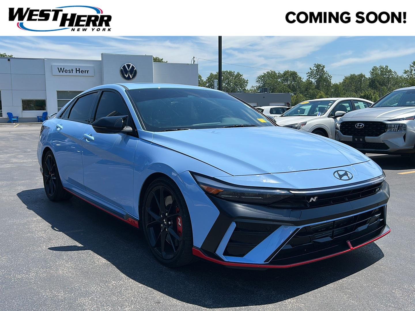 Used 2025 Performance Blue Hyundai Base image 1