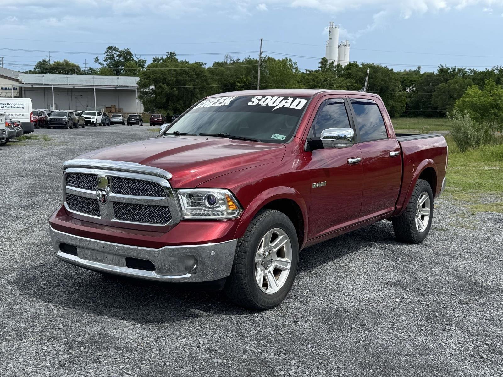 Used 2015 Deep Cherry Red Crystal Pearlcoat Ram Laramie Limited image 4