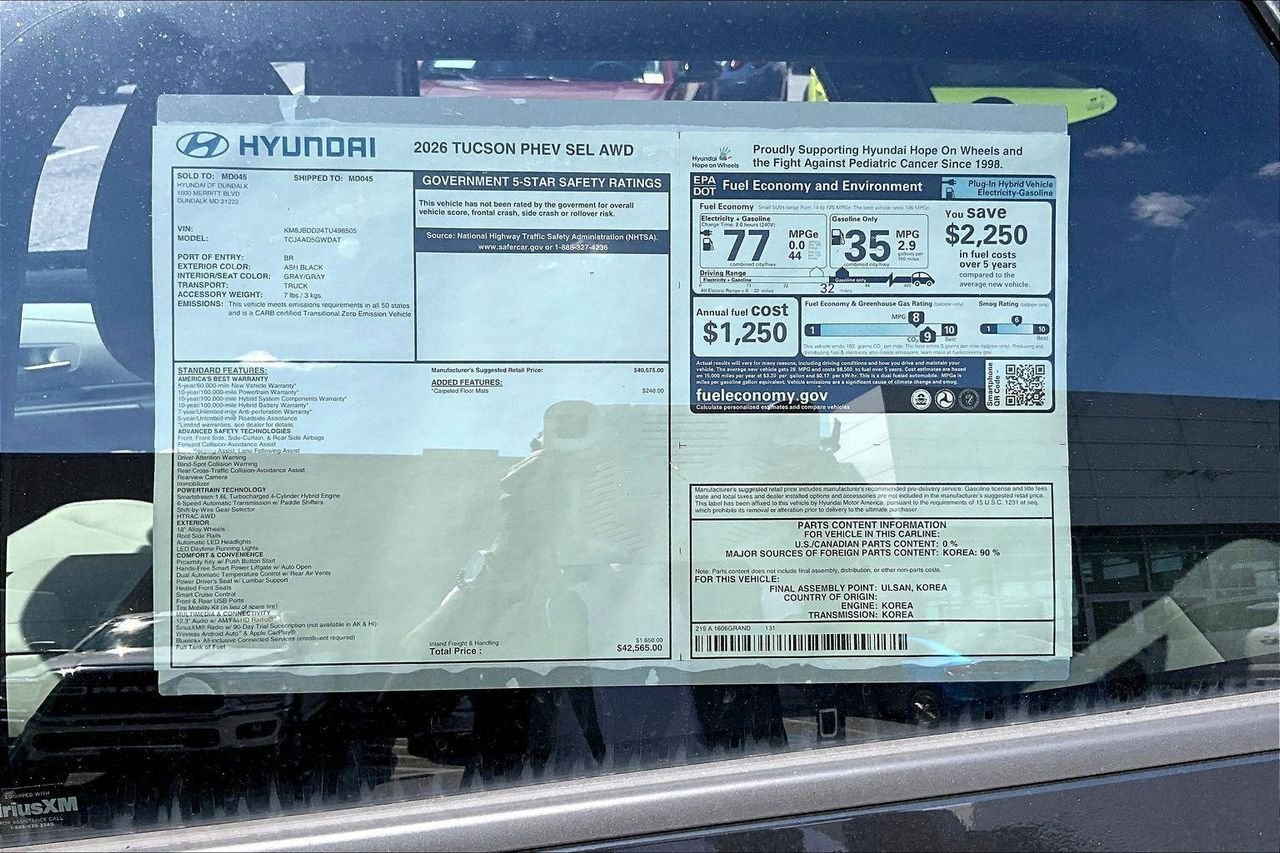 New 2026 Black Hyundai SEL image 29