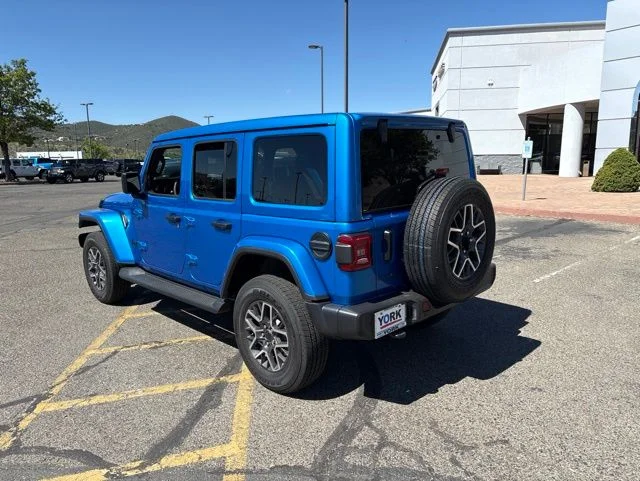 New 2026 Hydro Blue Pearl-Coat Exterior Paint Jeep Sahara image 8
