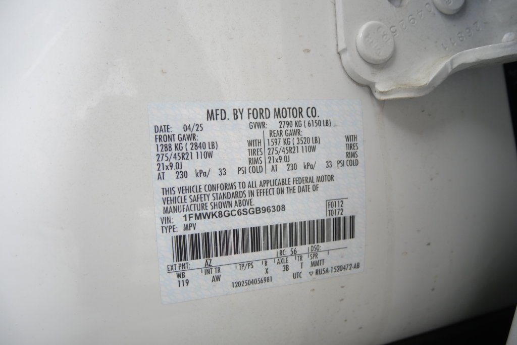 Used 2025 White Metallic Ford ST image 30