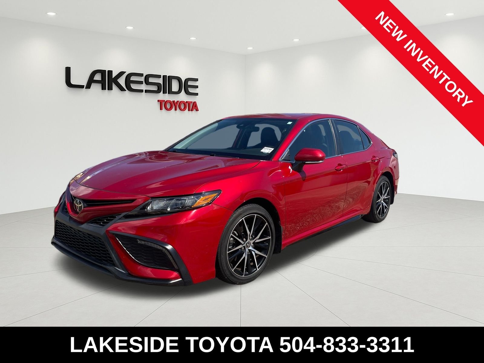 Used 2022 Red Toyota SE image 1