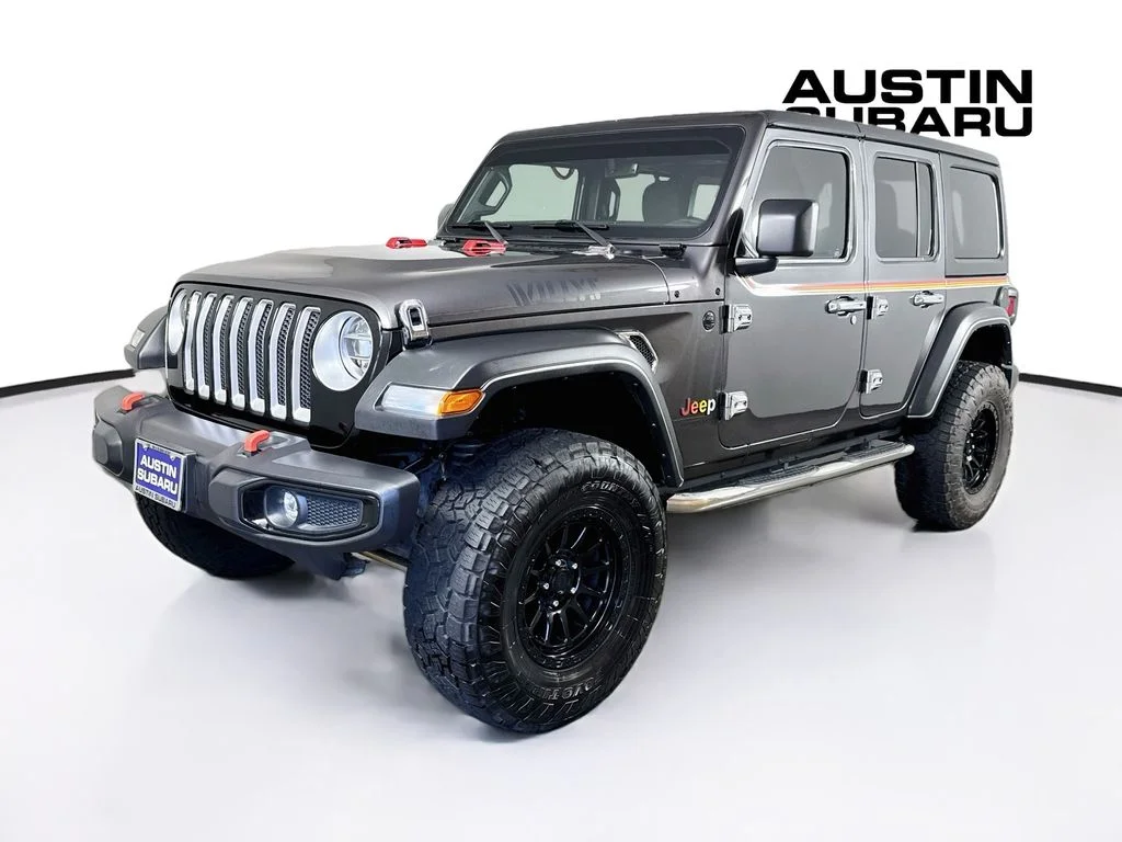Used 2021 Gray Jeep Unlimited Willys image 3