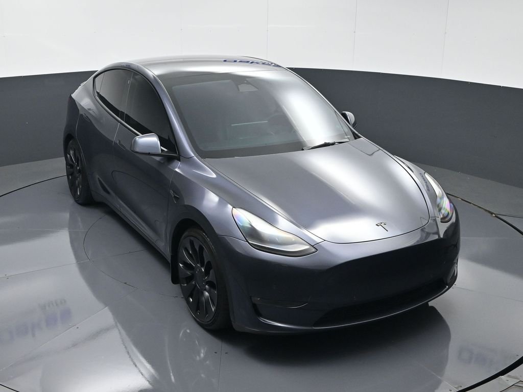 Used 2022 Midnight Silver Metallic Tesla Performance image 43