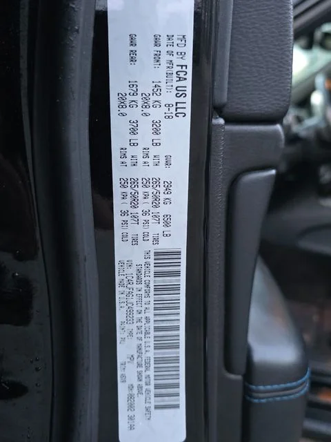 Used 2018 Diamond Black Jeep Laredo image 3