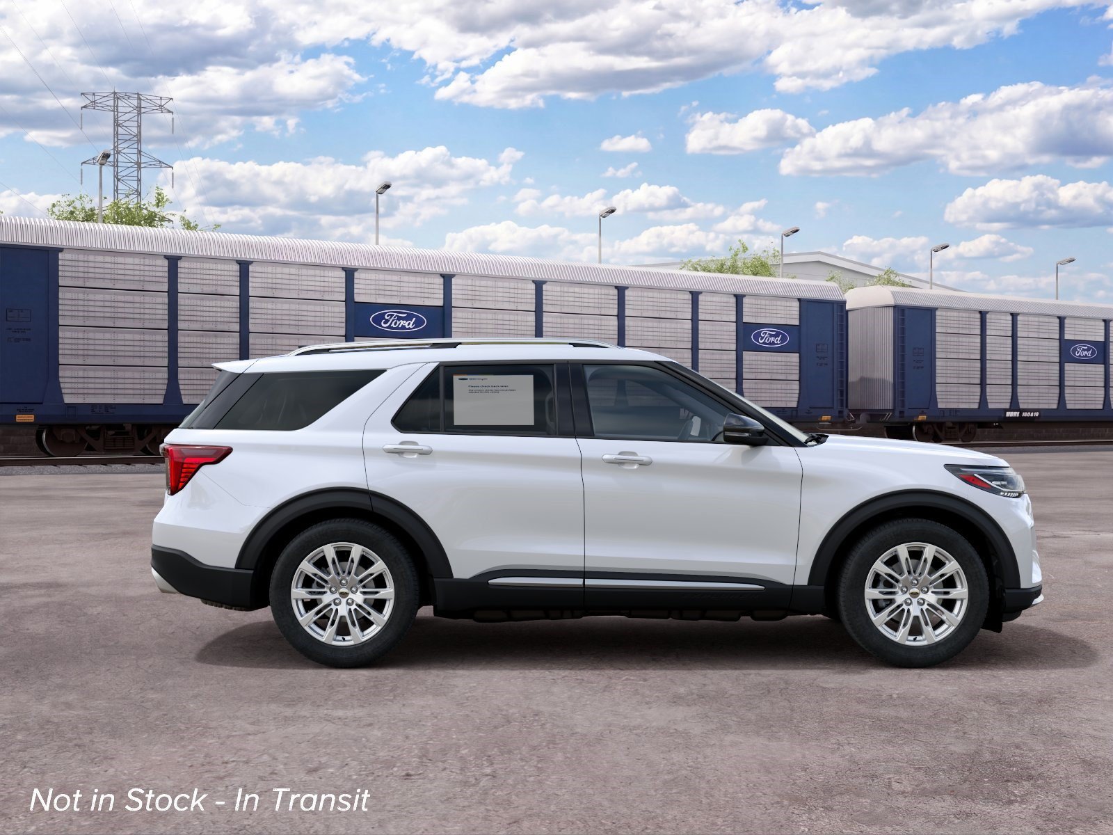 New 2027 Star White Metallic Tri-Coat Ford Platinum image 5